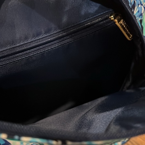 Lilly Pulitzer Bahia Backpack, pouch pencils, eraser lunch box High Maintenance - Picture 6 of 16